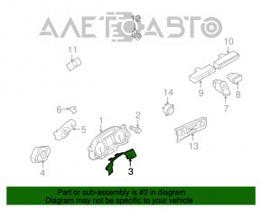 Capacul coloanei de direcție Audi A4 B8 08-16