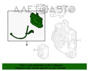 BODY CONTROL MODULE Hyundai Sonata 15-17