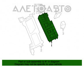 Blocul de siguranțe Mercedes W164 ML X164 GL W251 R