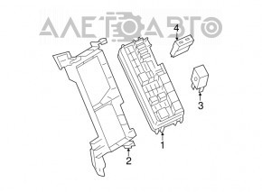 Блок предохранителей Mercedes W164 ML X164 GL W251 R