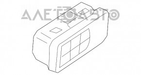 Blocul de butoane de pe panoul frontal al Mazda CX-5 17 - tip 2