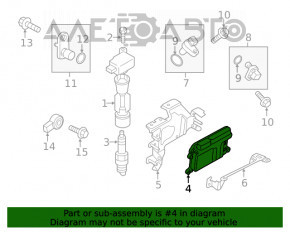 Blocul ECU al motorului Mazda CX-5 17-