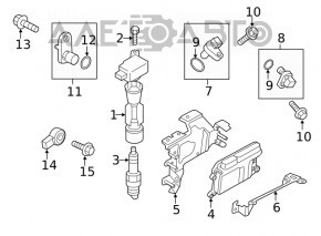 Blocul ECU al motorului Mazda CX-5 17-