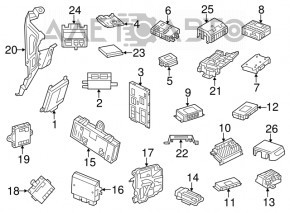 Calculator portiera dreapta fata Mercedes CLA 14-19 nou original OEM