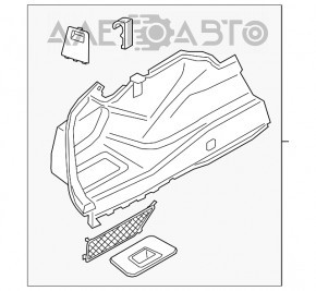 Capotă arc stânga BMW 5 G30 18- 530e hibrid