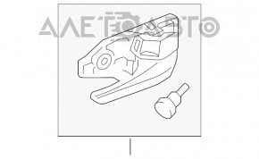 Ручка двери внутренняя передняя правая Toyota Camry v50 12-14 usa