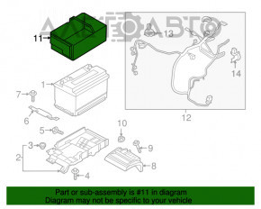 Capacul bateriei Ford Edge 15-