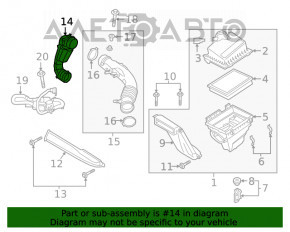 Conducta de admisie pentru Ford Edge 19- 2.0T