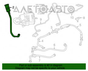 Filtrul absorbant de combustibil pentru BMW 5 G30 18- 530e hibrid