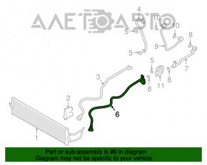 Racordul de racire a cutiei de viteze automata BMW 5 G30 18- 530e hibrid