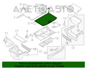 Capacitatea portbagajului BMW 5 G30 18- 530e hibrid