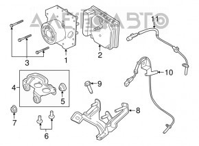 Suport ABS Ford Edge 15- superior