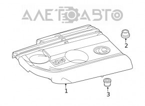 Capacul motorului Lexus UX200 19-