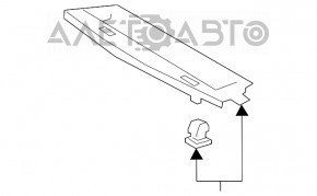 Deflector radiator inferior Lexus UX200 UX250h 19-