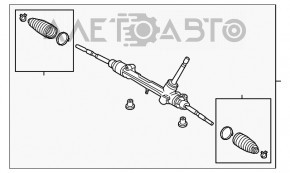 Bară de direcție Lexus UX200 UX250h 19- benzina