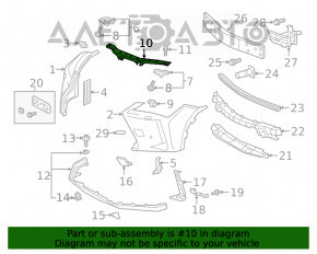 Suport bara fata superior Lexus UX200 UX250h 19- nou OEM original