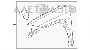 Aripa dreapta fata Lexus UX200 UX250h 19-