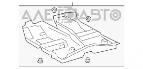 Acoperirea pardoselii din față pentru Lexus UX200 19- negru