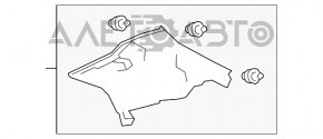 Capac spate stânga sus Lexus UX200 UX250h 19- alb.