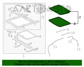 Geamul portbagajului Lexus UX200 UX250h 19-