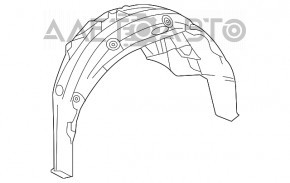 Aripa spate dreapta Lexus UX200 UX250h 19-