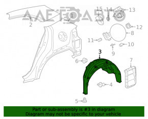 Aripa spate dreapta Lexus UX200 UX250h 19-