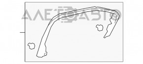 Cadru ușă interioară spate stânga Lexus UX200 UX250h 19-