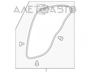 Garnitura usi spate dreapta Lexus UX200 UX250h 19 - nou original OEM