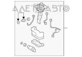 Топливный насос бензонасос Lexus UX200 19-