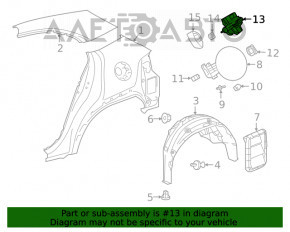 Blocare capac rezervor combustibil Lexus UX200 19-