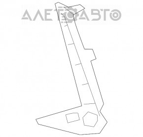 Capacul farului de ceata din dreapta pentru Lexus UX200 UX250h 19- fara PTF.