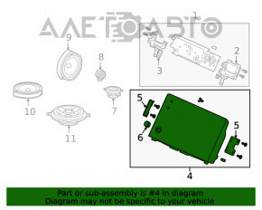 Monitor, display, navigație Honda Insight 19-22 ecran tactil de 8"