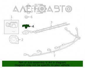 Suport senzor deschidere portbagaj cu piciorul Lexus UX200 UX250h 19-