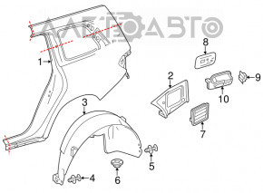 Blocare capac rezervor combustibil Mercedes GLA 15-20