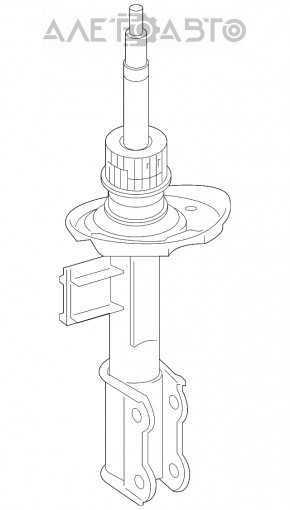 Amortizor fata dreapta Mercedes GLA 15-20 tip 2 nou original OEM