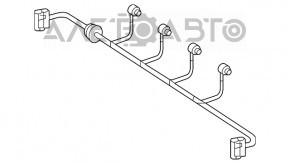 Проводка заднего бампера Mercedes GLA 15-17 под парктроники,без BSM