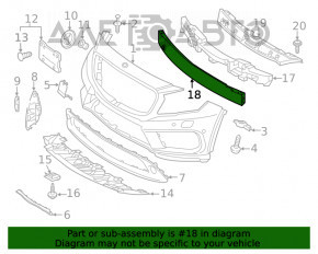 Amplificatorul de bara fata Mercedes GLA 15-20