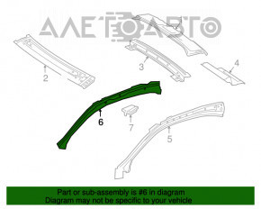 Acoperiș metalic pentru Mercedes GLA 15-20 cu trapă