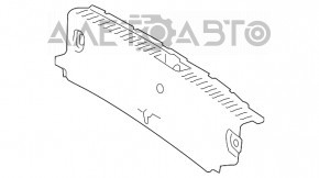 Capac portbagaj Mercedes GLA 15-20 negru, zgârieturi