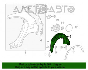 Bara spate dreapta Mercedes GLA 15-20