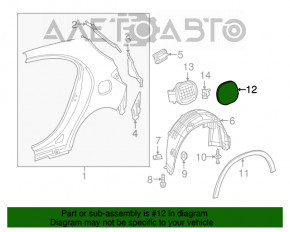 Capacul rezervorului de combustibil Mercedes GLA 15-20