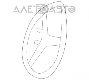 Emblema Mercedes pentru portiera portbagajului Mercedes GLA 15-20