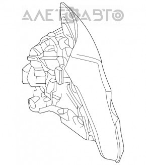Фонарь внешний крыло правый Mercedes GLA 15-20 новый OEM оригинал