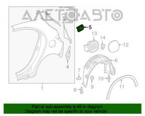 Grila de ventilatie dreapta Mercedes GLA 15-20