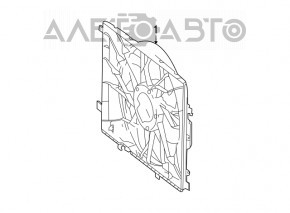 Диффузор кожух радиатора в сборе Mercedes GLA 15-20 тип 2