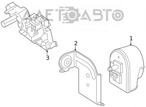 Semnal de avertizare Mercedes GLA 15-20