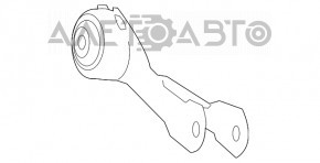 Maneta cruce spate dreapta Mercedes GLA 14-20 nou original OEM