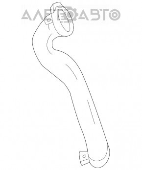 Tubul de răcire al sistemului Mercedes GLA 14-20 2.0