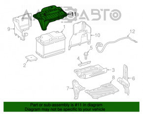 Корпус АКБ в сборе Mercedes GLA 14-20