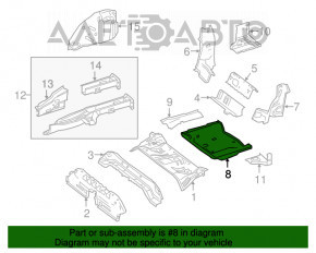 Корыто багажника Mercedes GLA 14-20